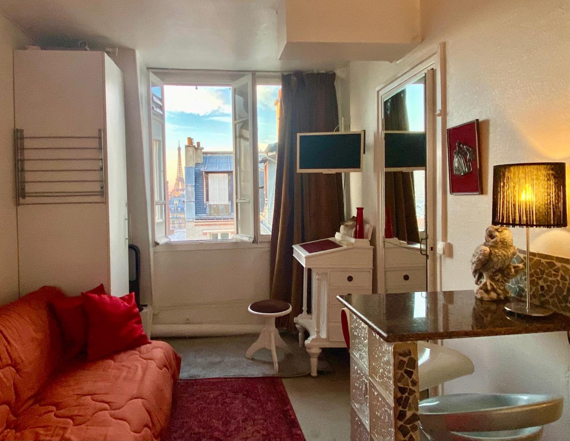 Studio Chic Paris Tour Eiffel Near Eiffel Tower 7Th Floor מראה חיצוני תמונה